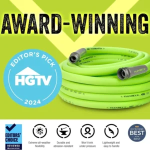 Heavy Duty Garden Hose - 5/8 in. x 50 ft Lightweight Flexzilla Hose